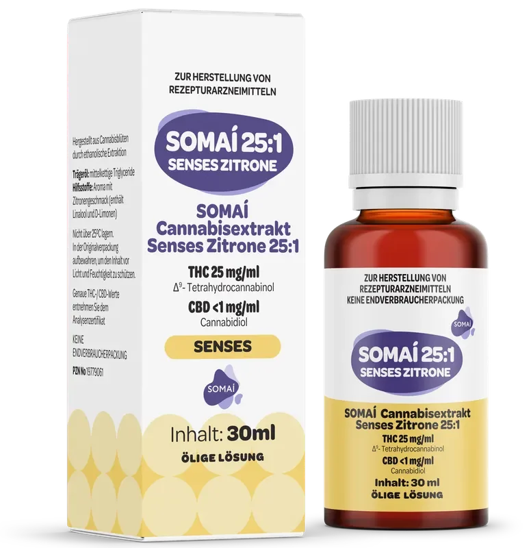 SOMAI Senses Zitrone 25:1 Cannabisextrakt
